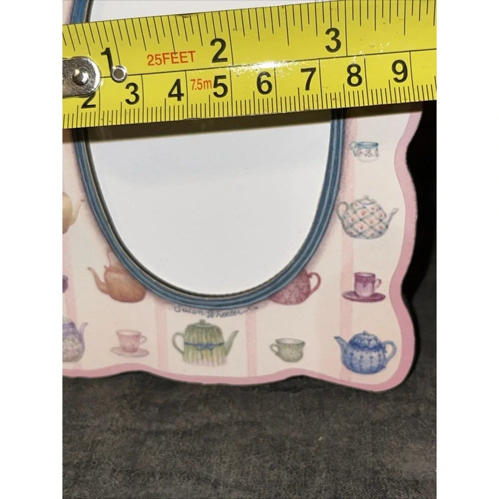 Susan Wheelers  Teapots Picture Frame 4x6 Pink